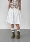 Jimben Cotton Basic Midi Skirt