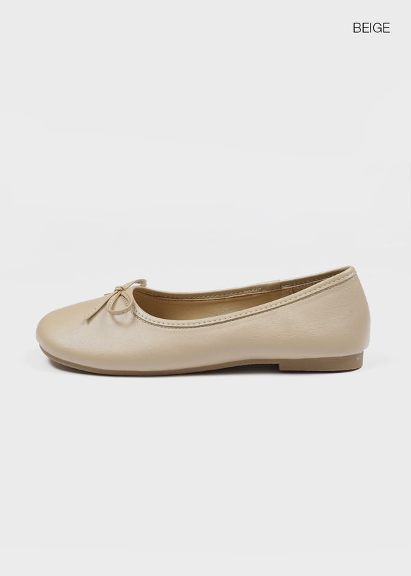 Hven Ribbon Round Flat Shoes