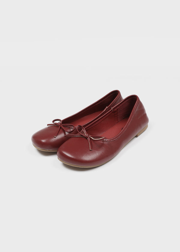 Hven Ribbon Round Flat Shoes