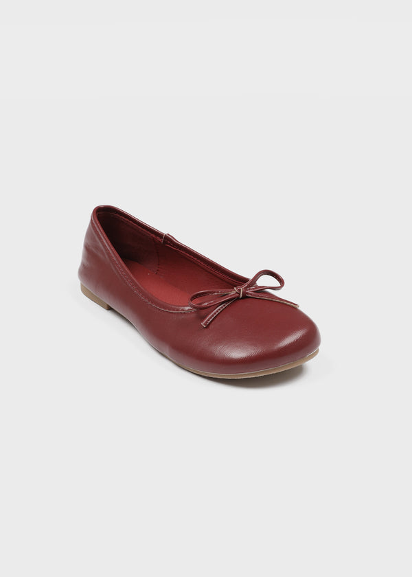 Hven Ribbon Round Flat Shoes