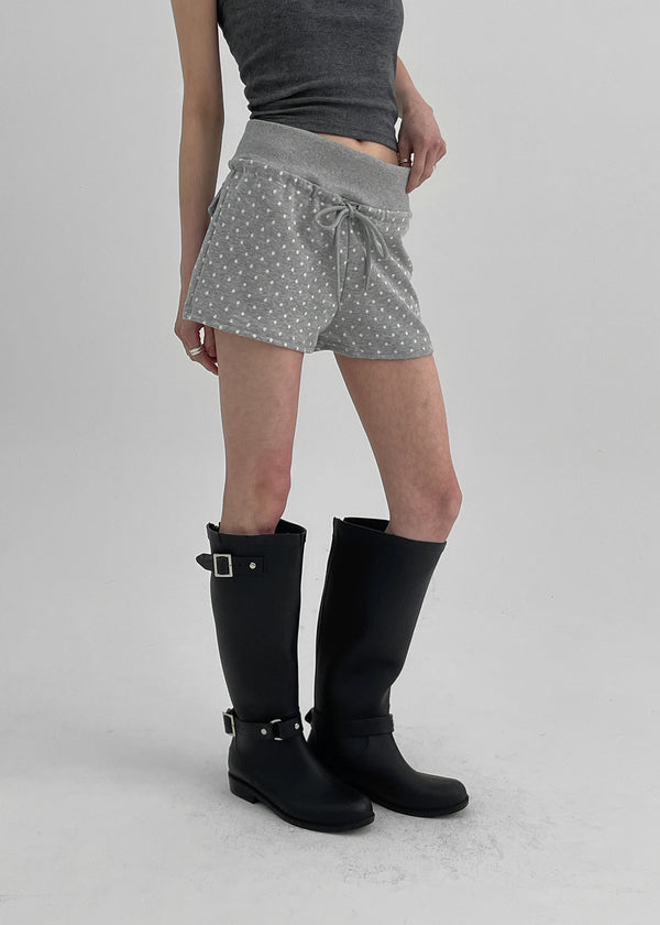 Rating Buckle Long Rain Boots