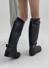 Rating Buckle Long Rain Boots