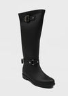 Rating Buckle Long Rain Boots