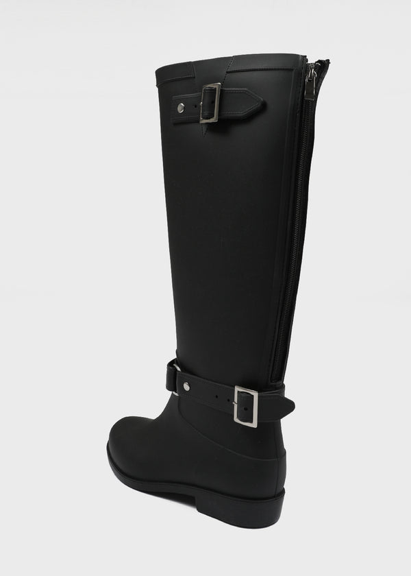 Rating Buckle Long Rain Boots