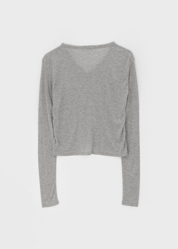 Fekle Tencel V-Neck Summer Cardigan