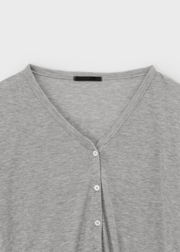 Fekle Tencel V-Neck Summer Cardigan