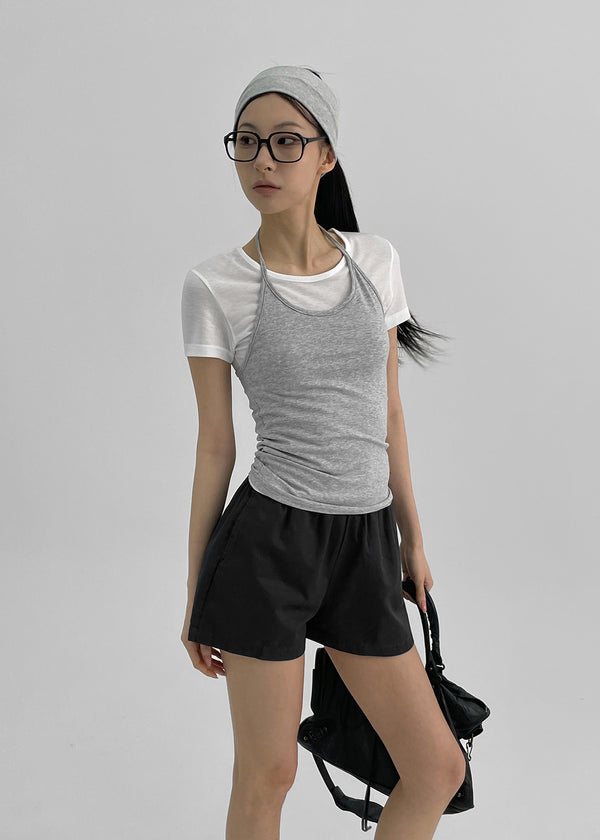 Oiket Strap Halter Tank