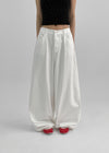 Fulton Back Pocket Balloon Wide Cotton Pants