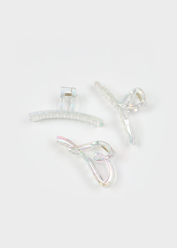 Ssalong Clear Aurora Claw Clip