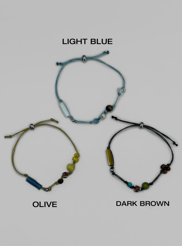 Lepoly Gemstone Bead Knot Bracelet