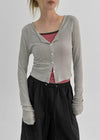 Charlotte V-Neck Crop Summer Cardigan
