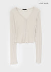 Charlotte V-Neck Crop Summer Cardigan