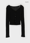 Charlotte V-Neck Crop Summer Cardigan