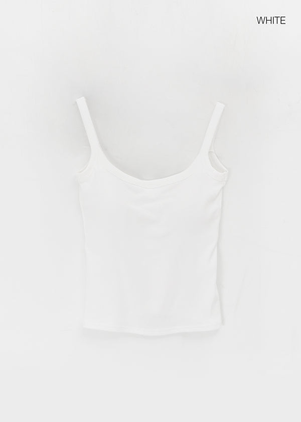 Pocarit Basic Sleeveless Top (Built-in Cap)