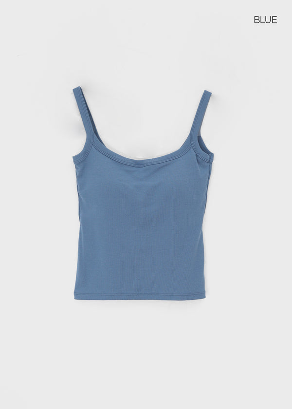 Pocarit Basic Sleeveless Top (Built-in Cap)