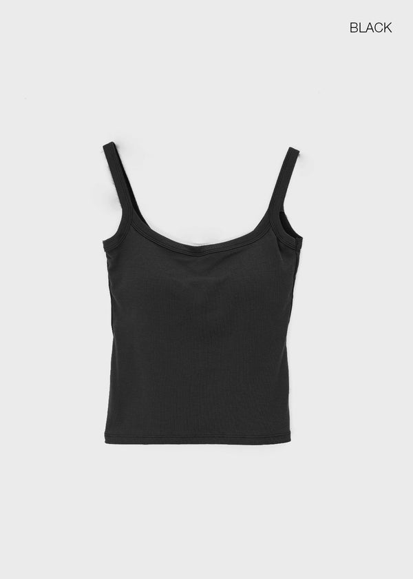 Pocarit Basic Sleeveless Top (Built-in Cap)