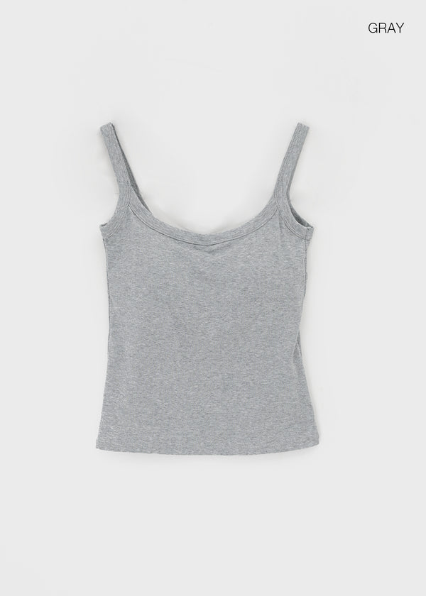 Pocarit Basic Sleeveless Top (Built-in Cap)