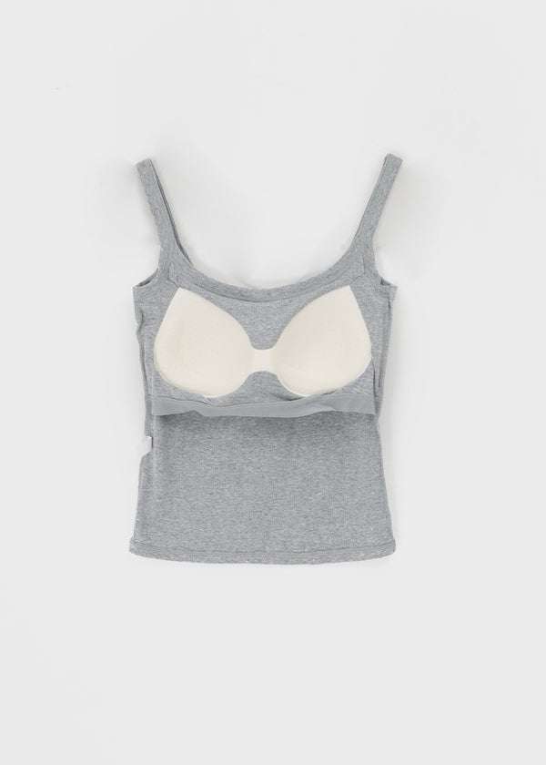 Pocarit Basic Sleeveless Top (Built-in Cap)