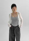 Wikubi Summer Sheer V-Neck Cardigan
