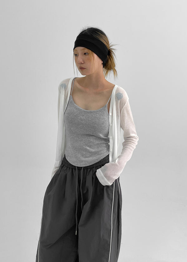 Wikubi Summer Sheer V-Neck Cardigan