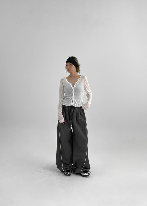 Wikubi Summer Sheer V-Neck Cardigan