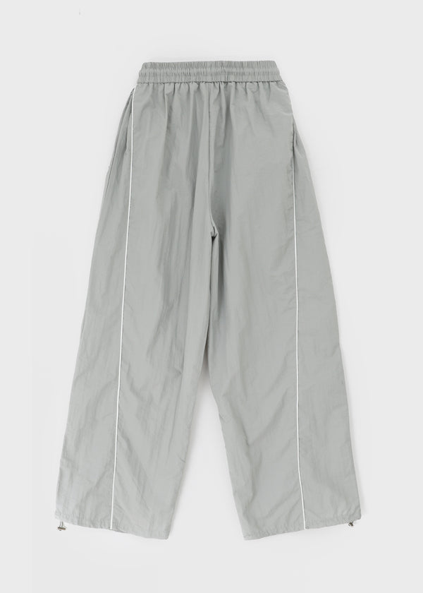 Parting Folding Line Nylon String Pants