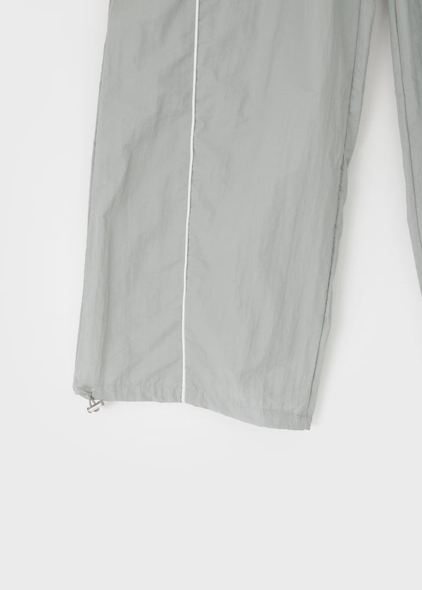 Parting Folding Line Nylon String Pants