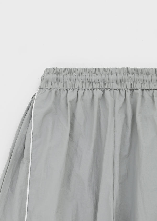 Parting Folding Line Nylon String Pants