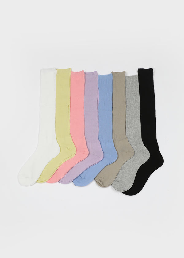 Ohey Summer Ribbed Long Socks