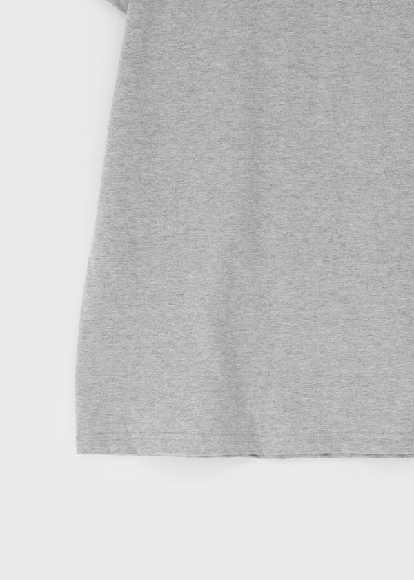 Naichu Number Loose Fit Off-Shoulder Short Sleeve Tee