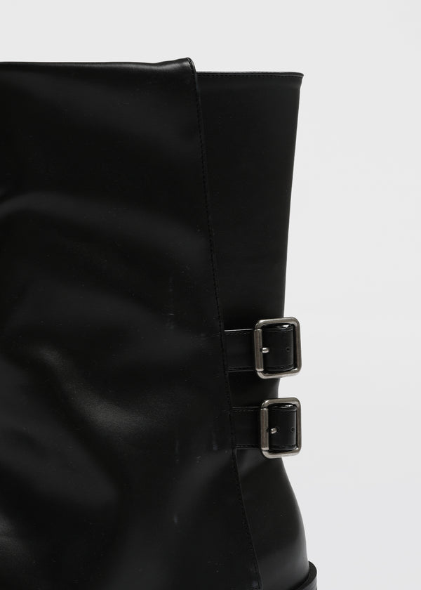 Decent Buckle Folding Mid Boots