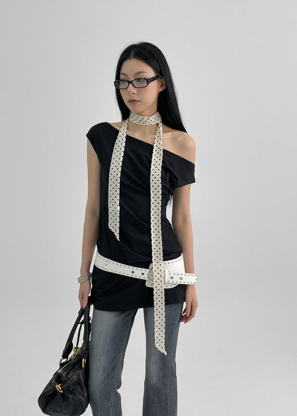 Mininsi Chiffon Dot Muffler