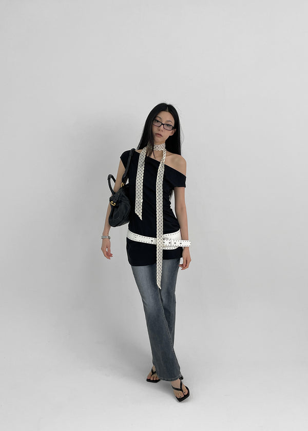 Mininsi Chiffon Dot Muffler