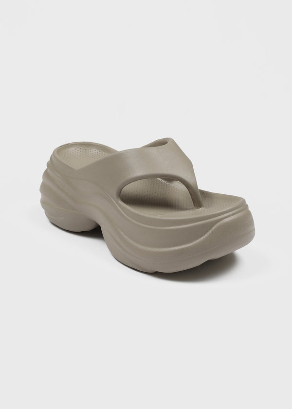 Domoko Platform Thong Sandals
