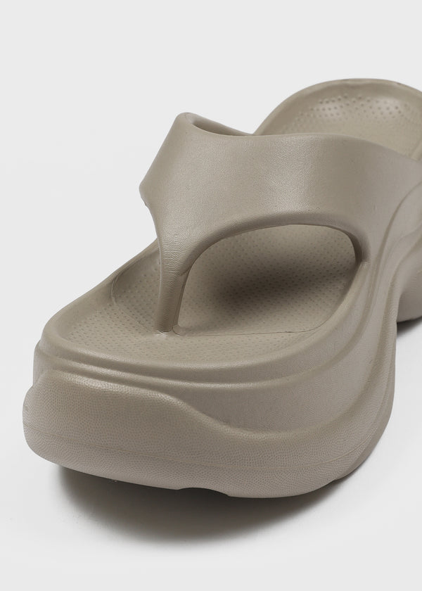 Domoko Platform Thong Sandals
