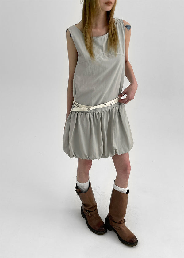 Cuping Layered Double Eyelet Belt