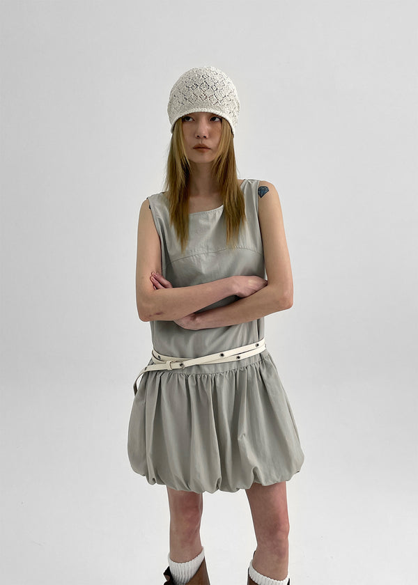 Cuping Layered Double Eyelet Belt