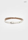 Cuping Layered Double Eyelet Belt