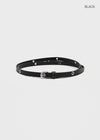 Cuping Layered Double Eyelet Belt