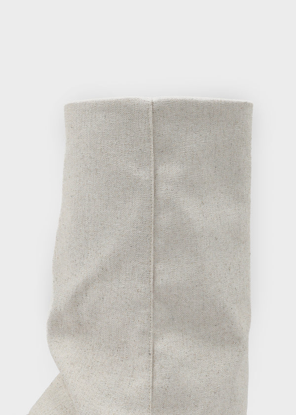 Selecty leather folding flip-flop middle boots