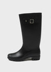 Love You Buckle Long Rain Boots