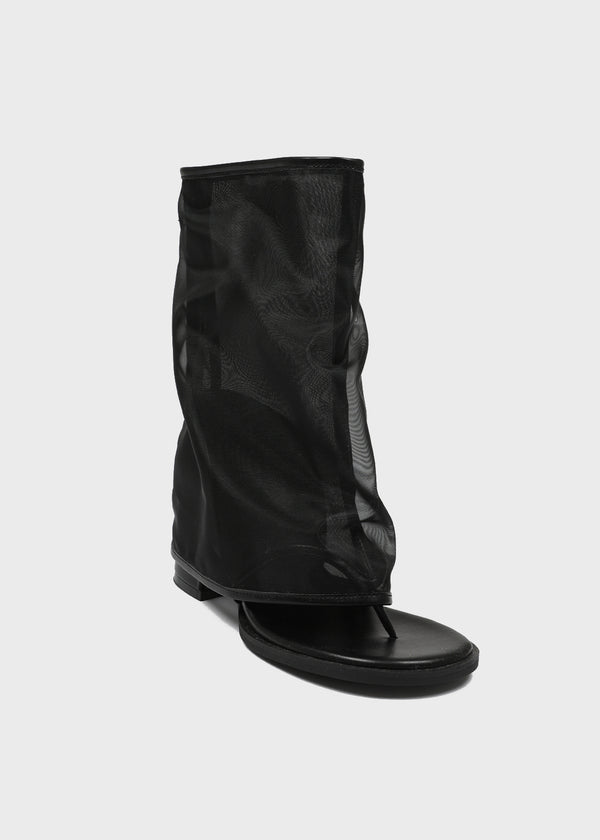 Hocam Mesh Thong Mid Boots