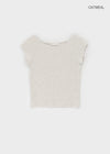 Chensha Boat Neck Raglan Short Sleeve Tee