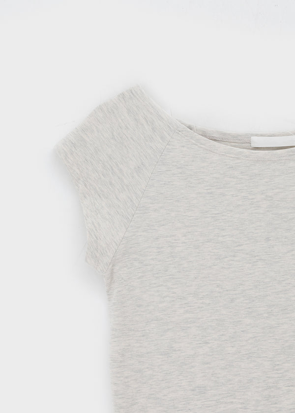 Chensha Boat Neck Raglan Short Sleeve Tee