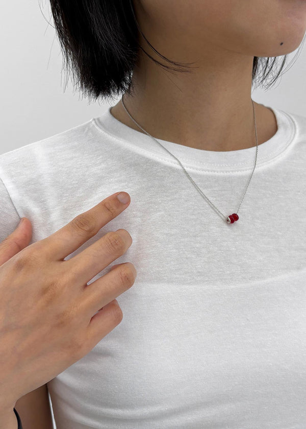 Purum Glass Color Beads Necklace