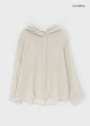 Morint Sheer Hooded Shirt