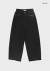 Torrit Eyelet Wide Cotton Pants