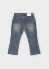 Chongnut Washed Denim Capri Pants