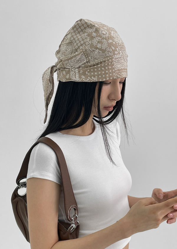 Laptan Paisley Turban Beanie