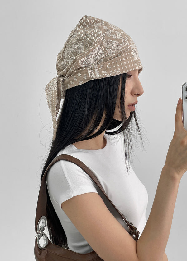 Laptan Paisley Turban Beanie